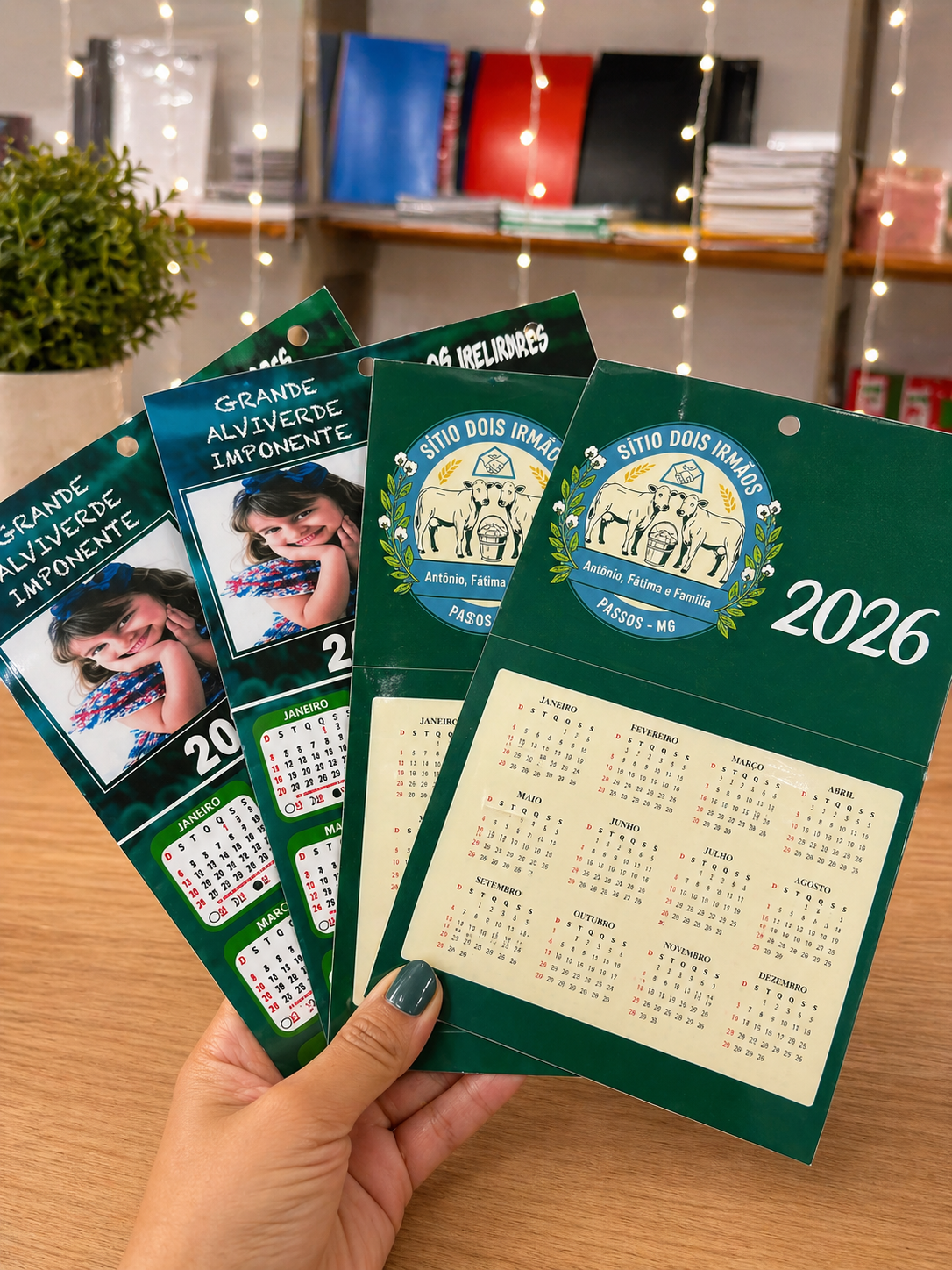 Imagem de Calendários personalizados tamanho A5 1 unidade